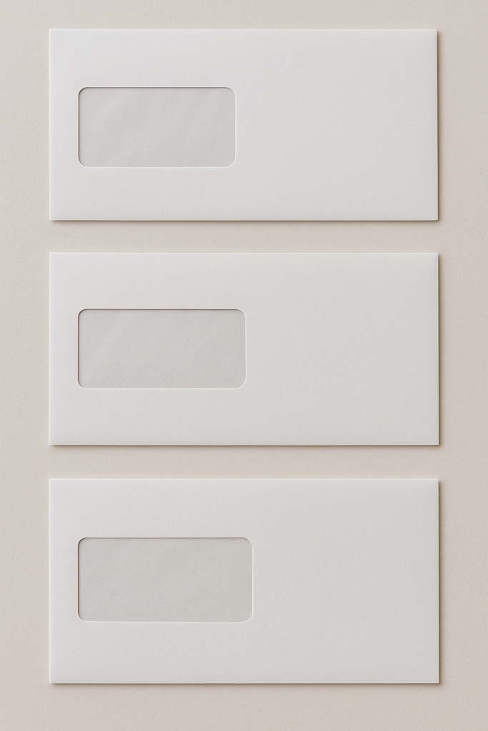 envelope window film